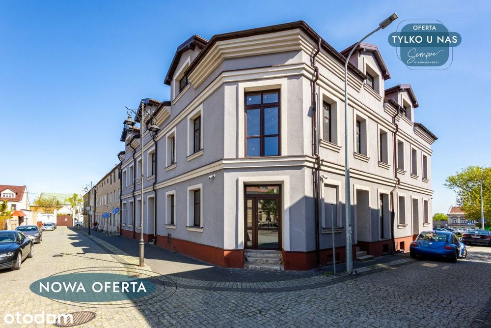 Kamienica przy rynku, centrum Łęczycy