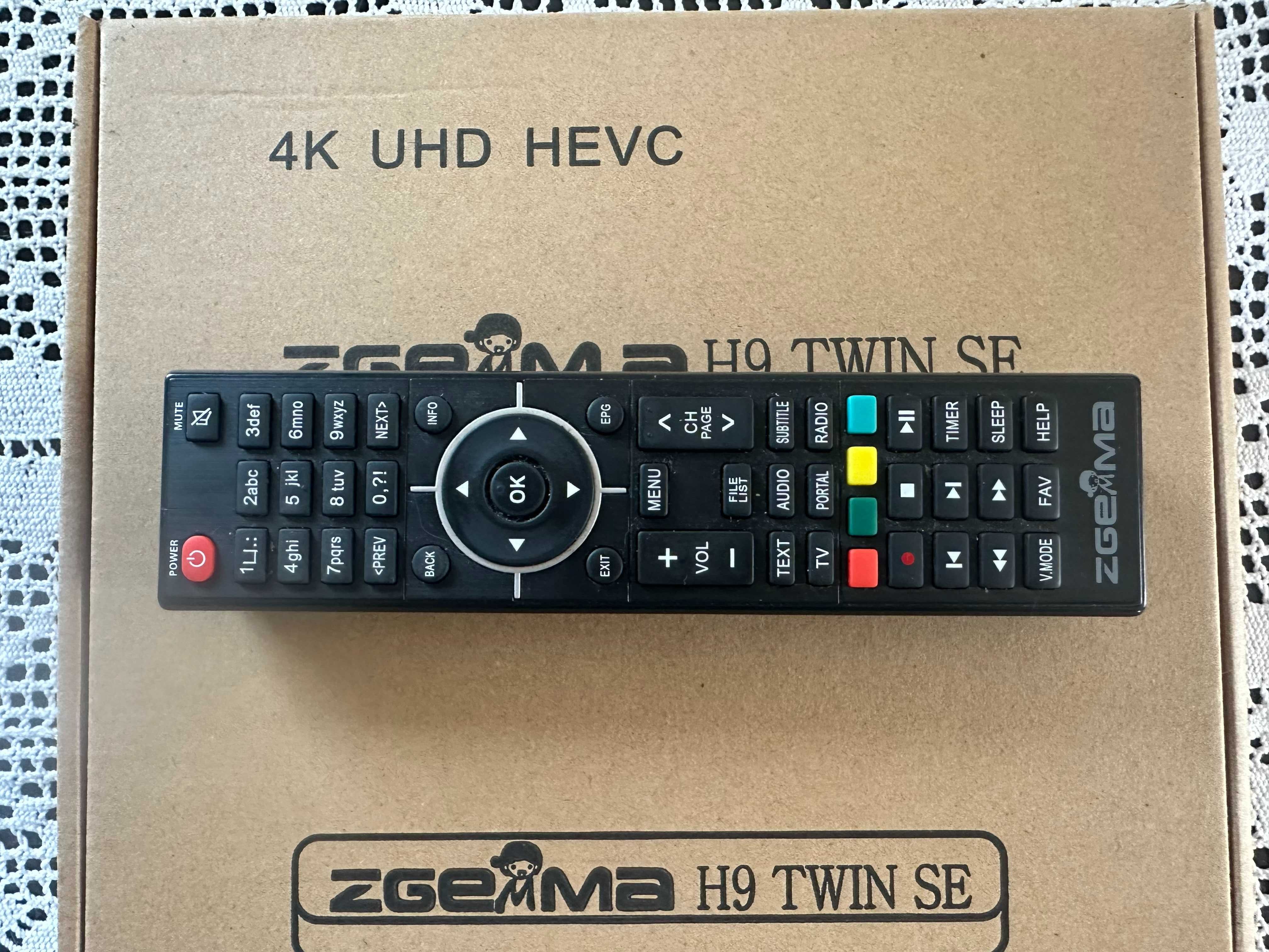 ZGEMMA H9 TWIN SE Dekoder 4K ENIGMA2 E2 Ccam Oscam CI+ ECP