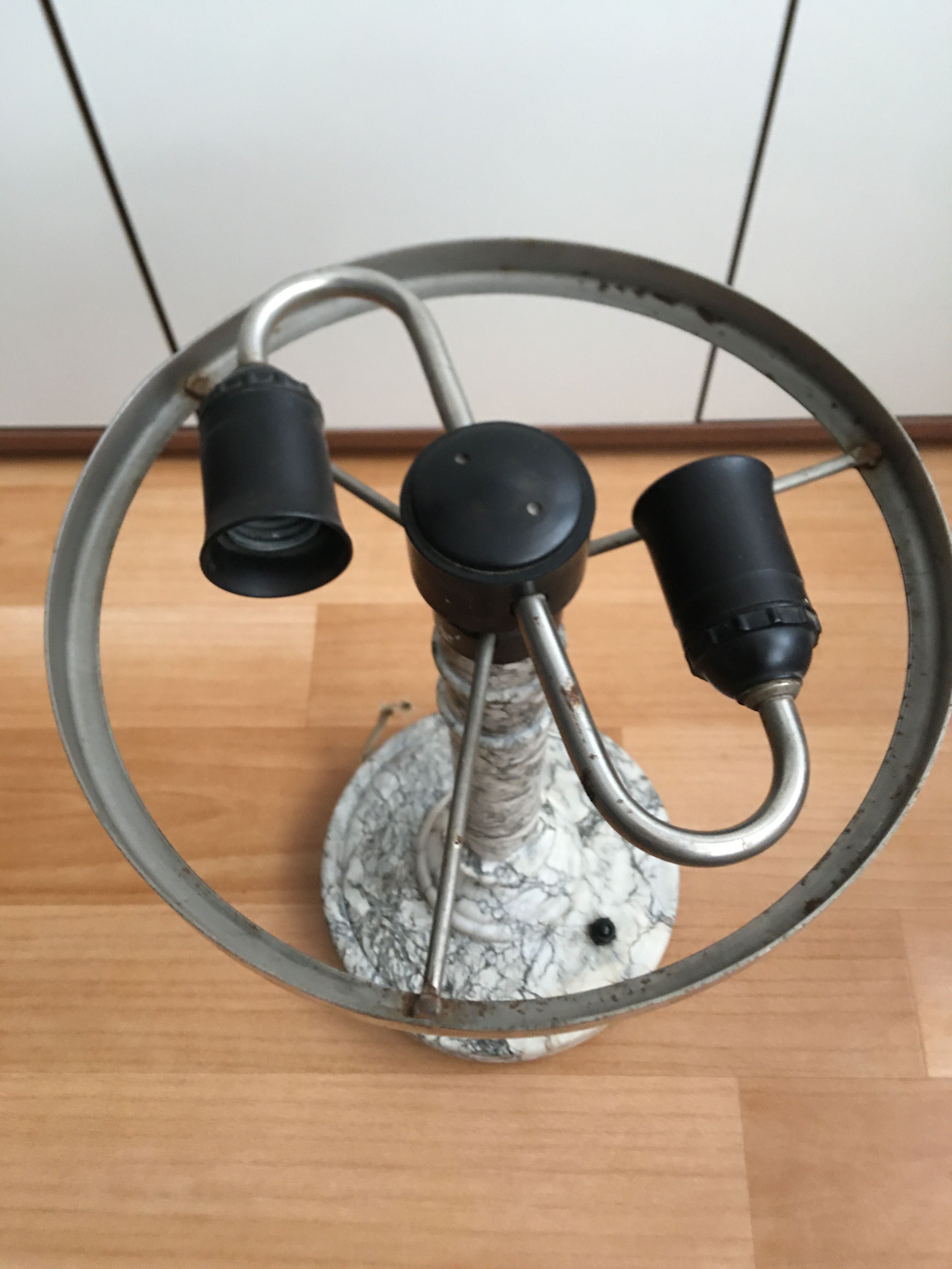 Мраморная настольная лампа  Сталинка