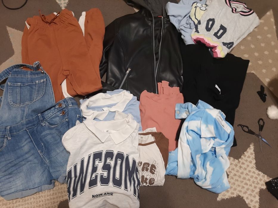 Zestaw ubrań dziewczynka 146-152 h&m Reserved bershka