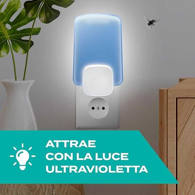 Pułapka na muchy i mole STEM LED, opakowanie 2 wkładów