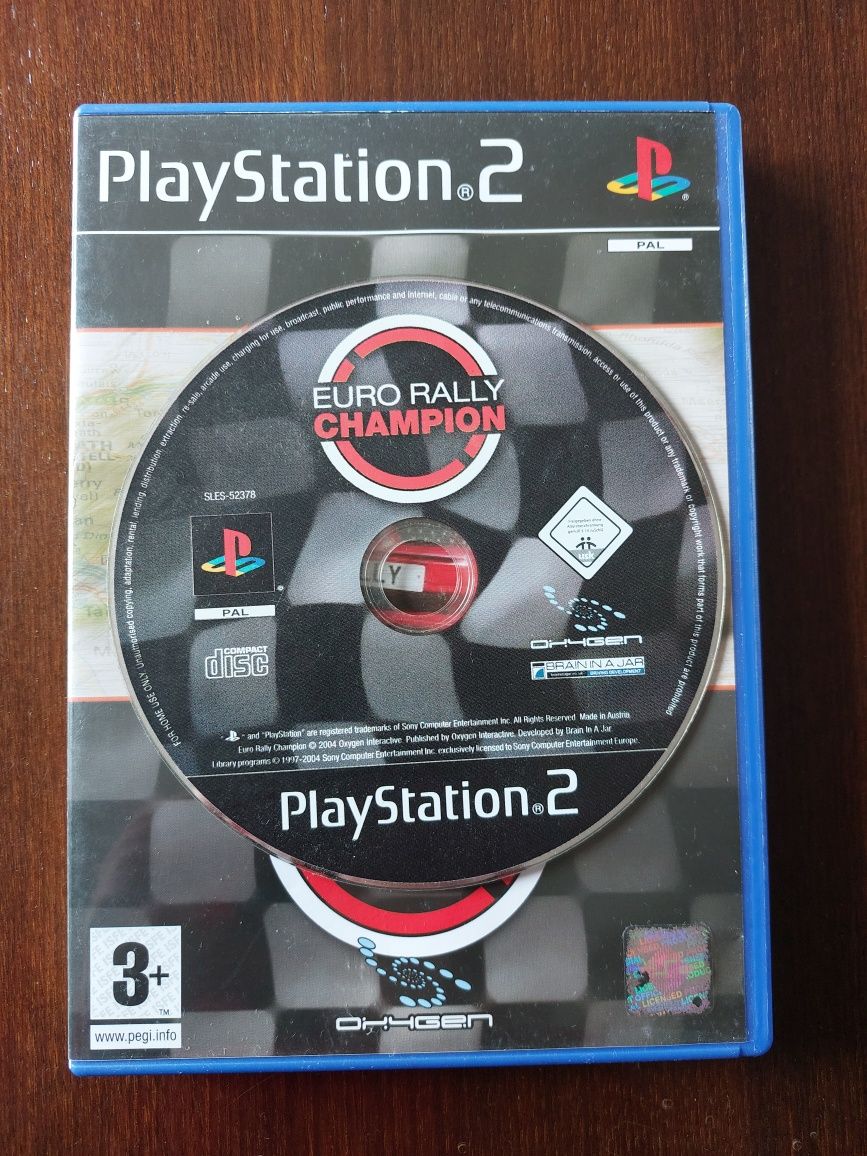 Jogo PlayStation 2 "EURO RALLY CHAMPION"