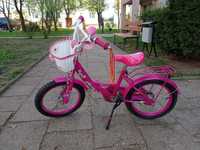 Rowerek różowy dla dziewczynki 16 cali