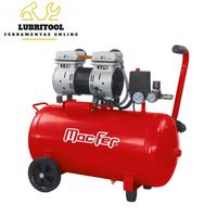 Compressor Silencioso 50L 1500W 8bar 264L/min 0004.044 | NOVOS