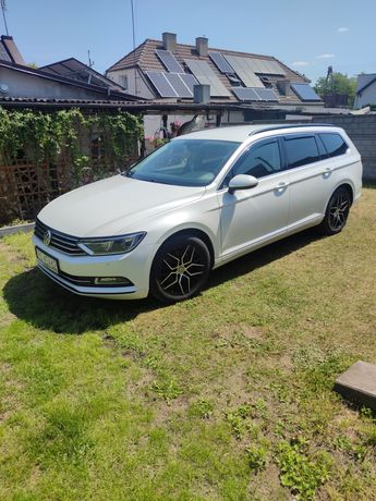 VW passat b8 2017 biała perła