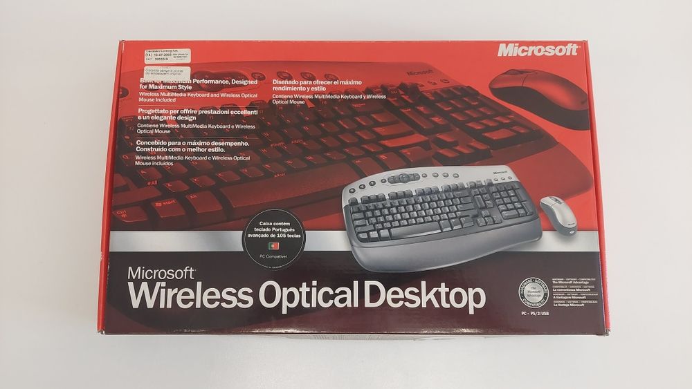 Teclado sem fios Microsoft