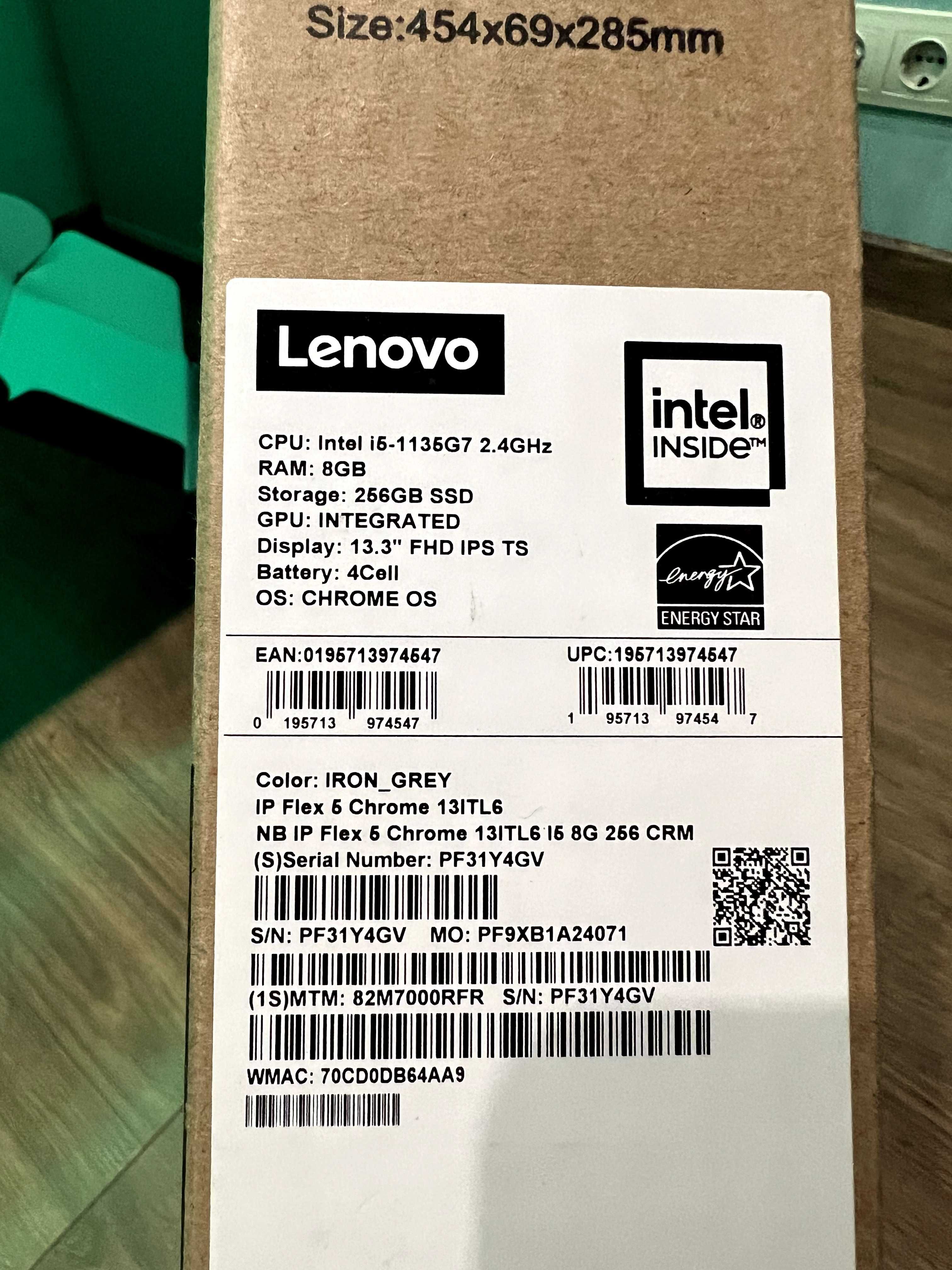 Ноутбук Lenovo IP Flex 5 Chrome (8 GB, 256 CRM)