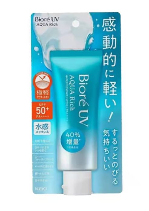 Сонцезахисна легка зволожуюча есенція Biore UV Aqua Rich Watery Essenc