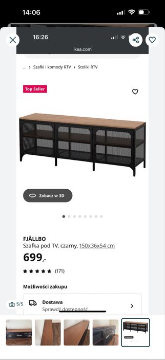 Szafka pod TV Fjällbo