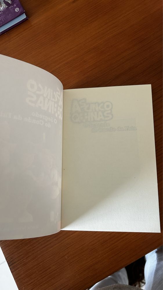 Livro “As cinco Quinas” o segredo do conde de Faia