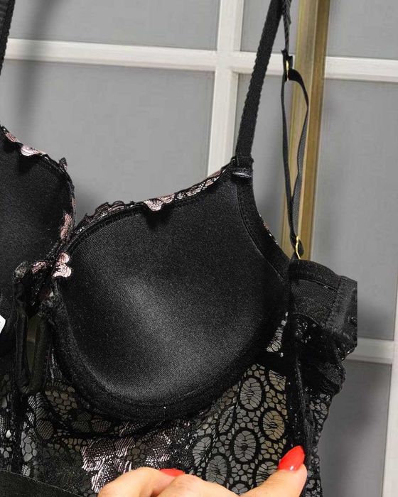 Кружевное боди-стринги Lady Carnival с push-up чашкой, р. S/M