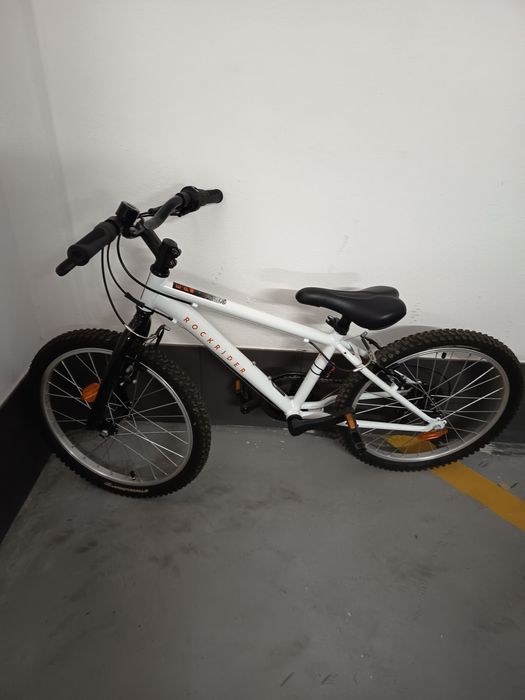 Bicicleta Branca Rockrider tamanho M