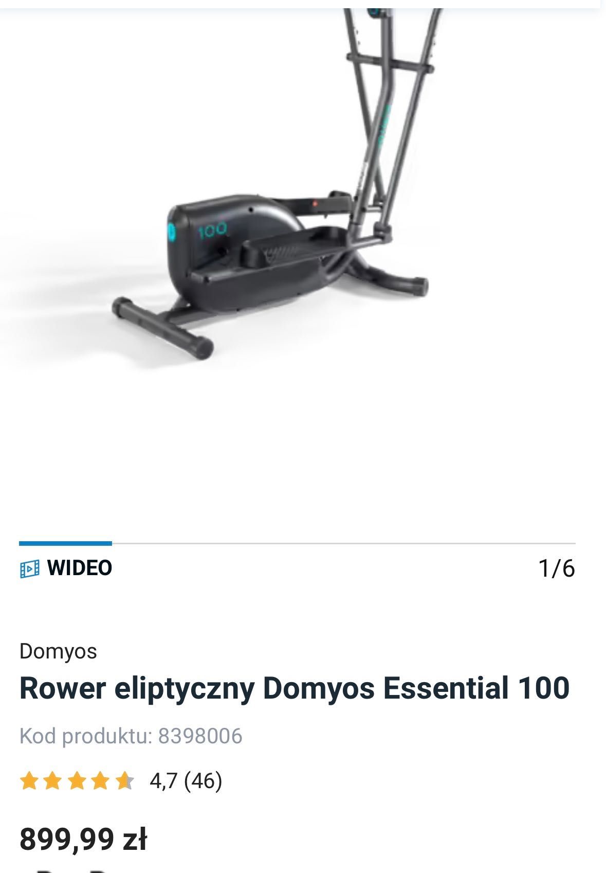 Orbitrek rower eliptyczny Domyos Essential 100