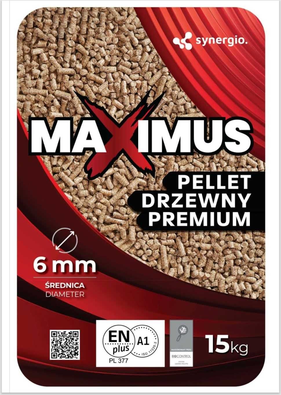 Pellet polski certyfikat A1 MAXIMUS 6mm A1 Szybka Dostawa WINDA HDS