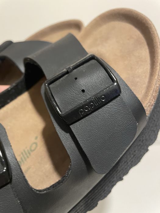 Klapki birkenstock papillo platforma