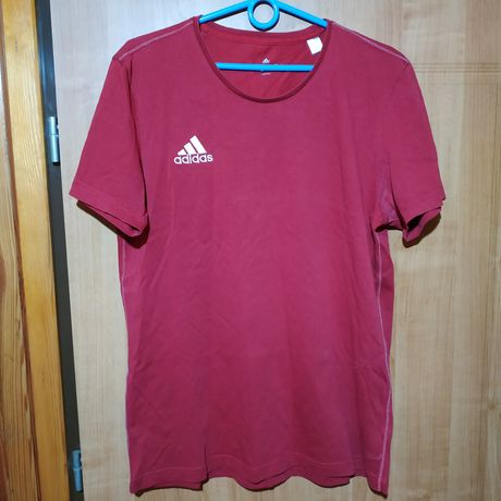 Koszulka Adidas czerwona/bordowa męska, T-shirt