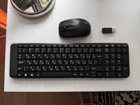 Набір Механічна клавіатура Logitech K220 + миша M150