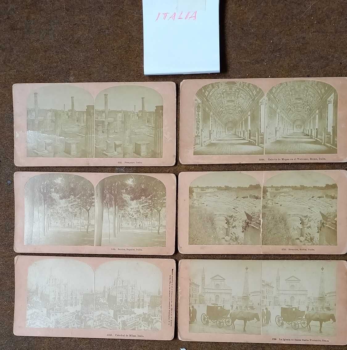 Estereoscópio ( efeito 3D) e 75 fotos finais século XIX.