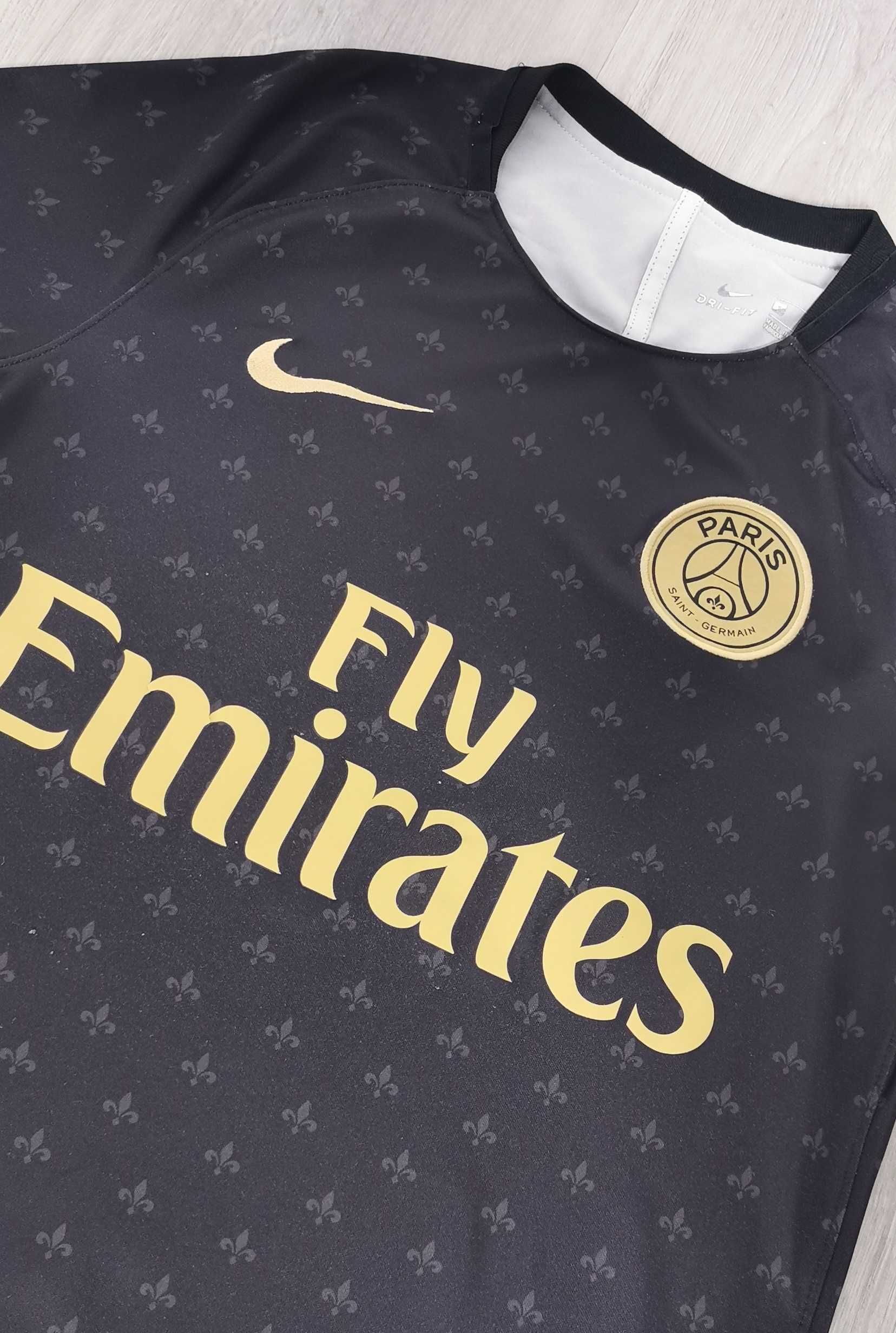 T-shirt sportowy Nike Paris Saint Germain black czarny size rozmiar S