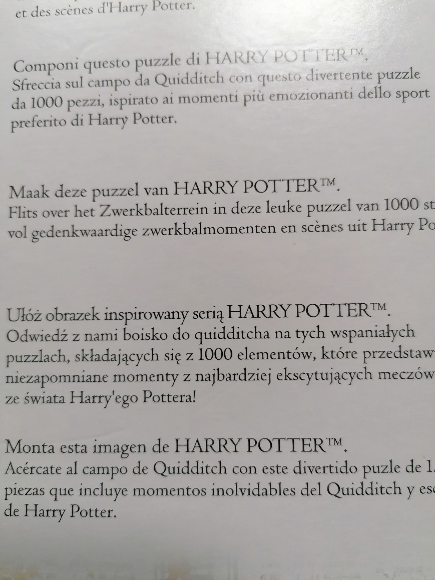 Puzzle Harry Potter.