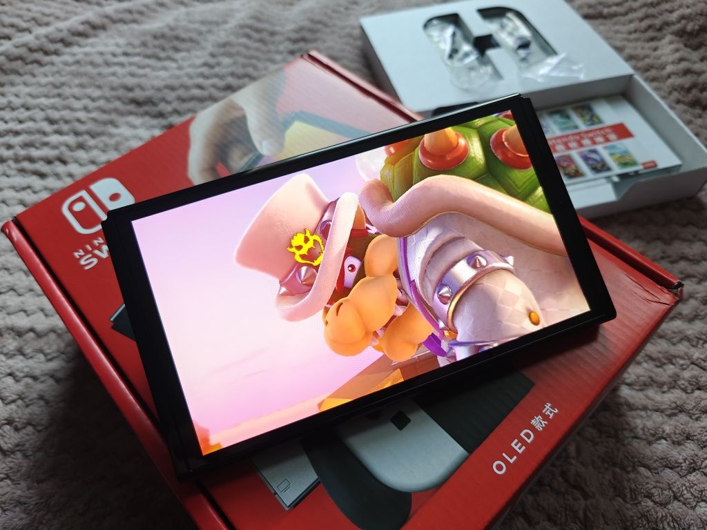NOWA Nintendo Switch OLED przerobiona CFW picofly + karta 256gb zestaw