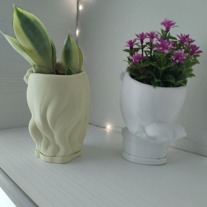 Vaso menina impresso em 3D