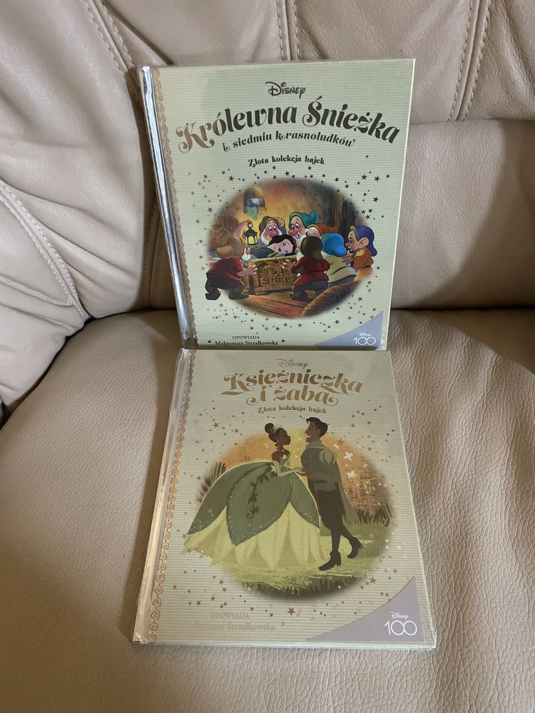 Złota kolekcja bajek Disney bajki bajeczki dla dzieci nowe 2 sztuki