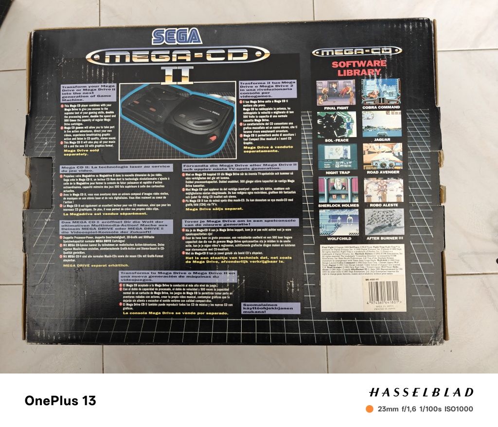 Sega Mega CD 2 com caixa