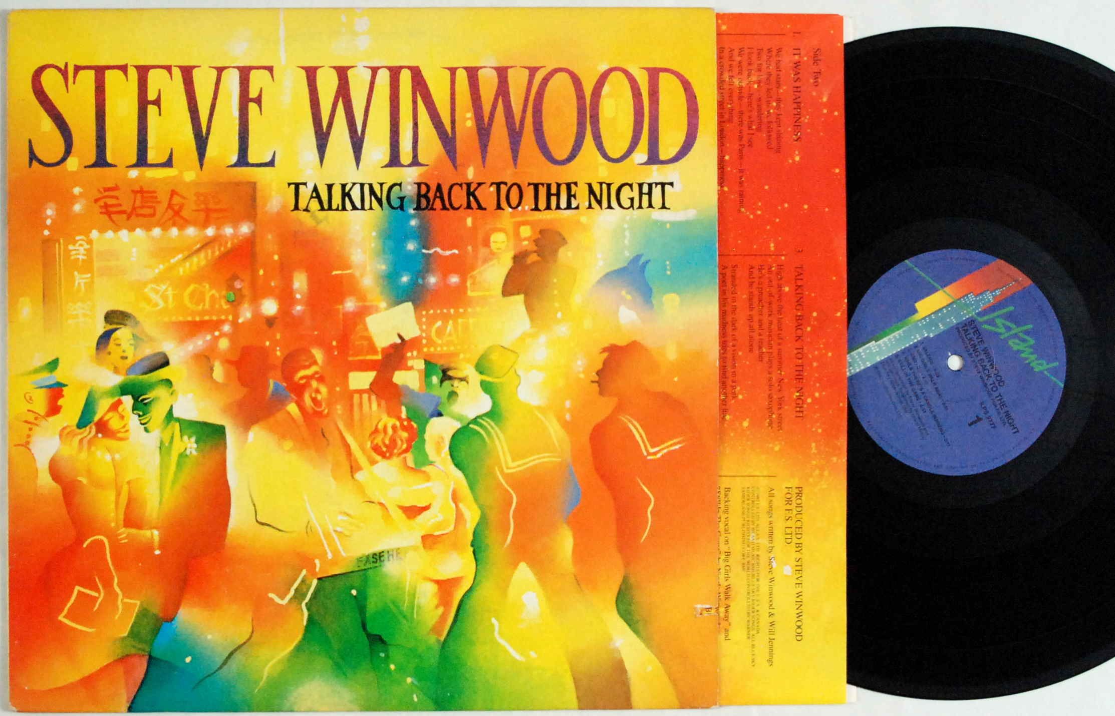 Steve Winwood - Talking Back To The Night (USA) EX-