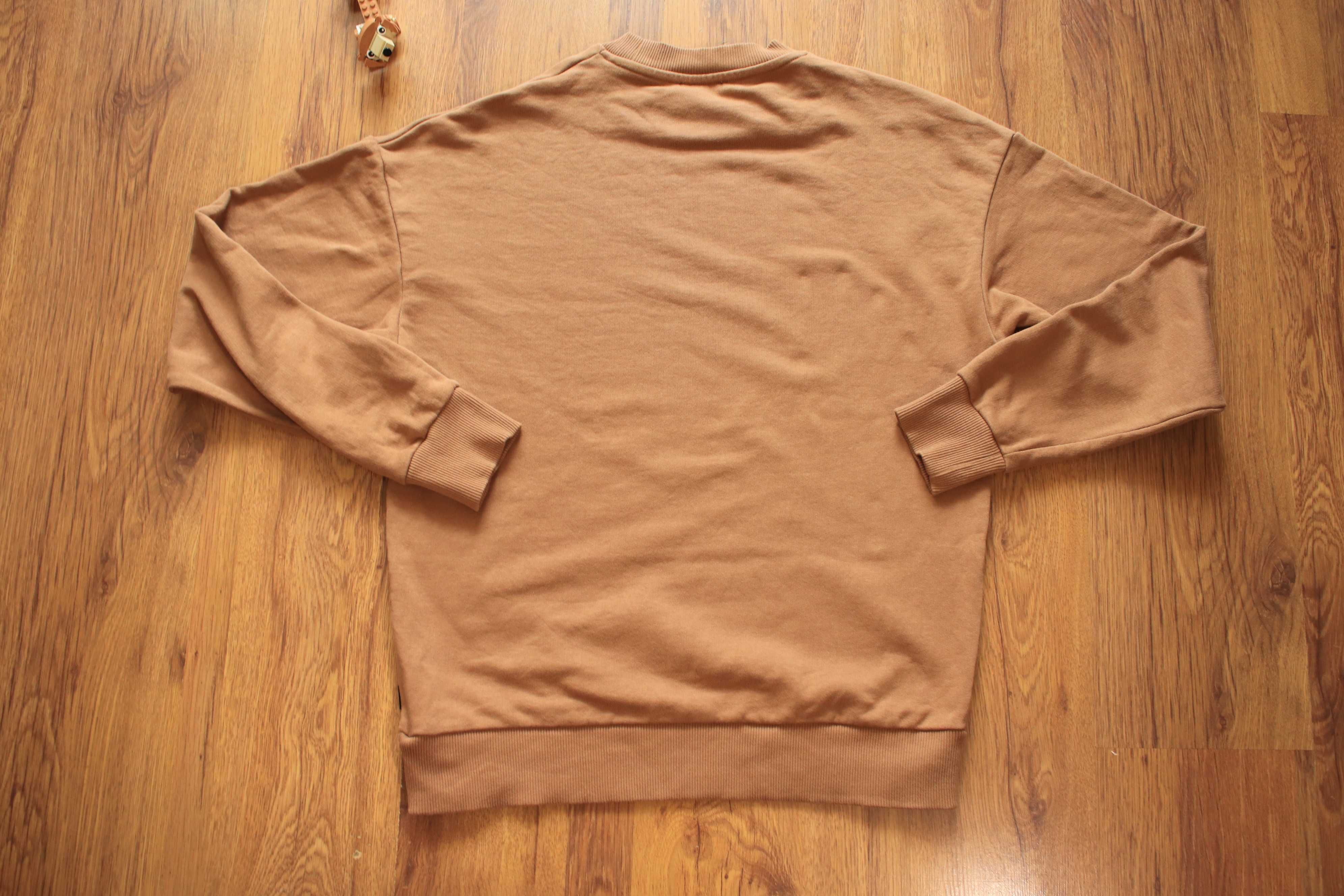 Bluza Jack and Jones r. S beżowa męska dł rękaw bez kaptura bawełniana