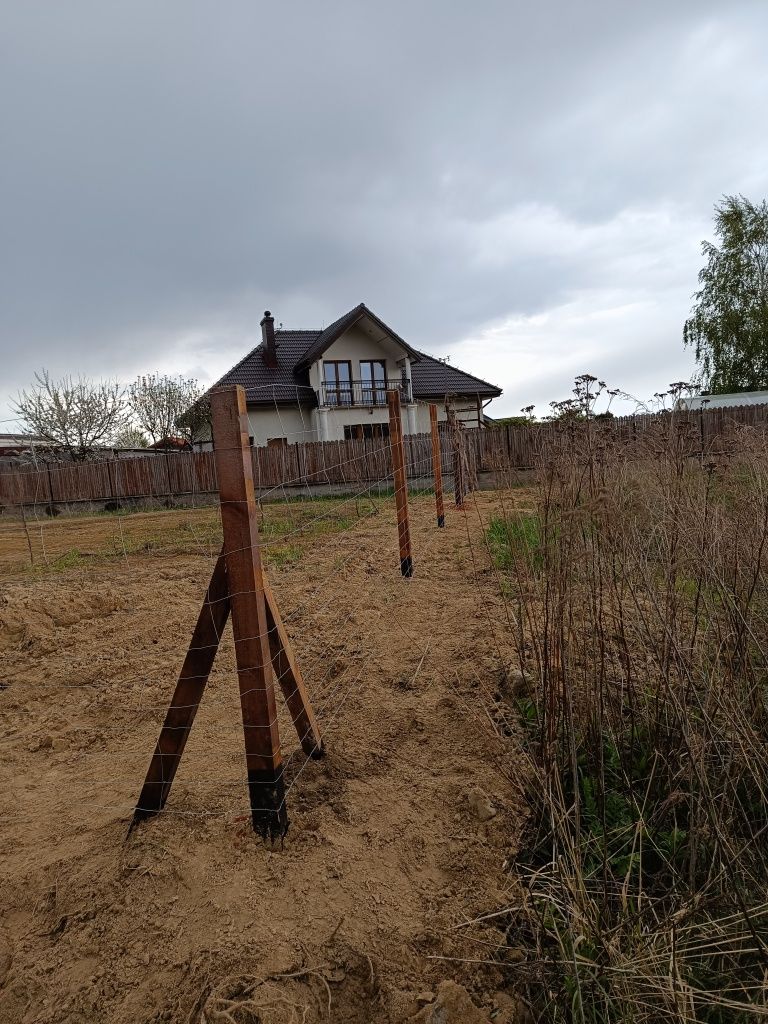 Ogrodzenie tymczasowe siatka leśna