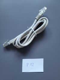 Kabel sieciowy RJ-45 (LAN) kat.5e 1,2m szary