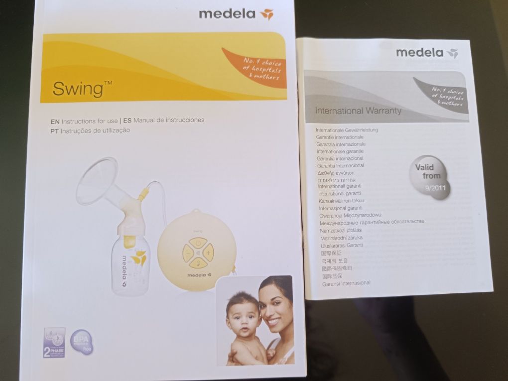 Bomba extratora de leite materno Medela Swing