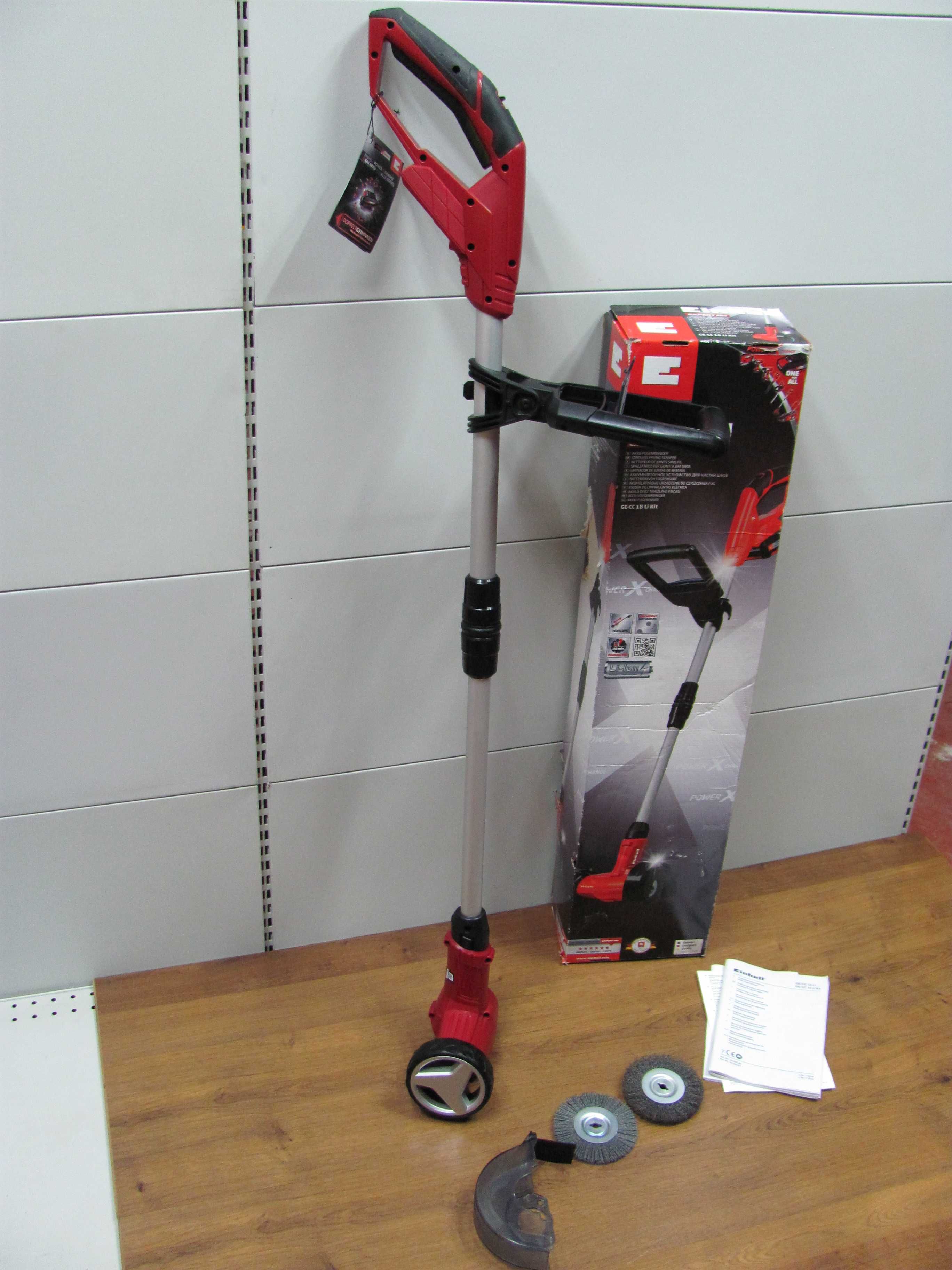 Очисник швів плитки бруківки Einhell GE-CC 18 Li Expert з Німеччини