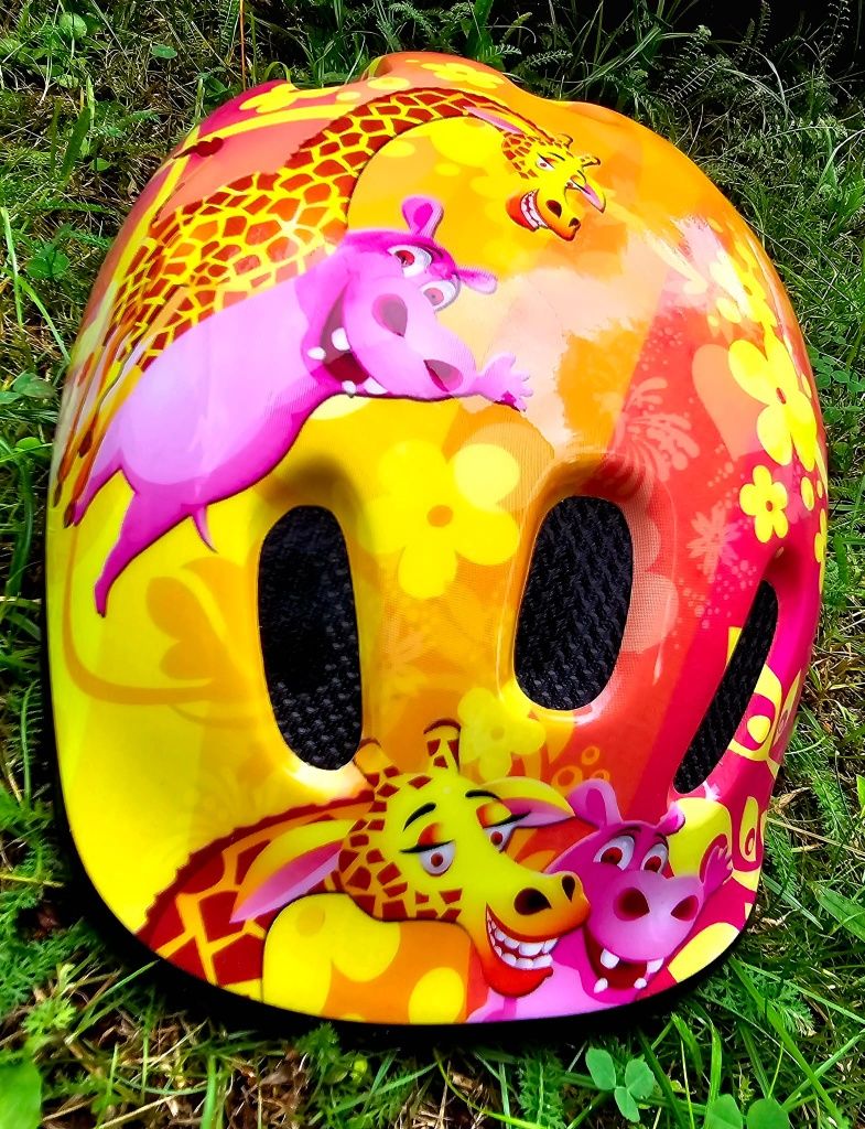 Wyprzedaż ! Nowy Kask ochronny dla dzieci wzór Safari