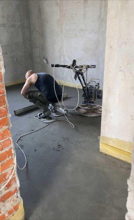 Напівсуха стяжка підлоги/пола/машинна штукатурка!31