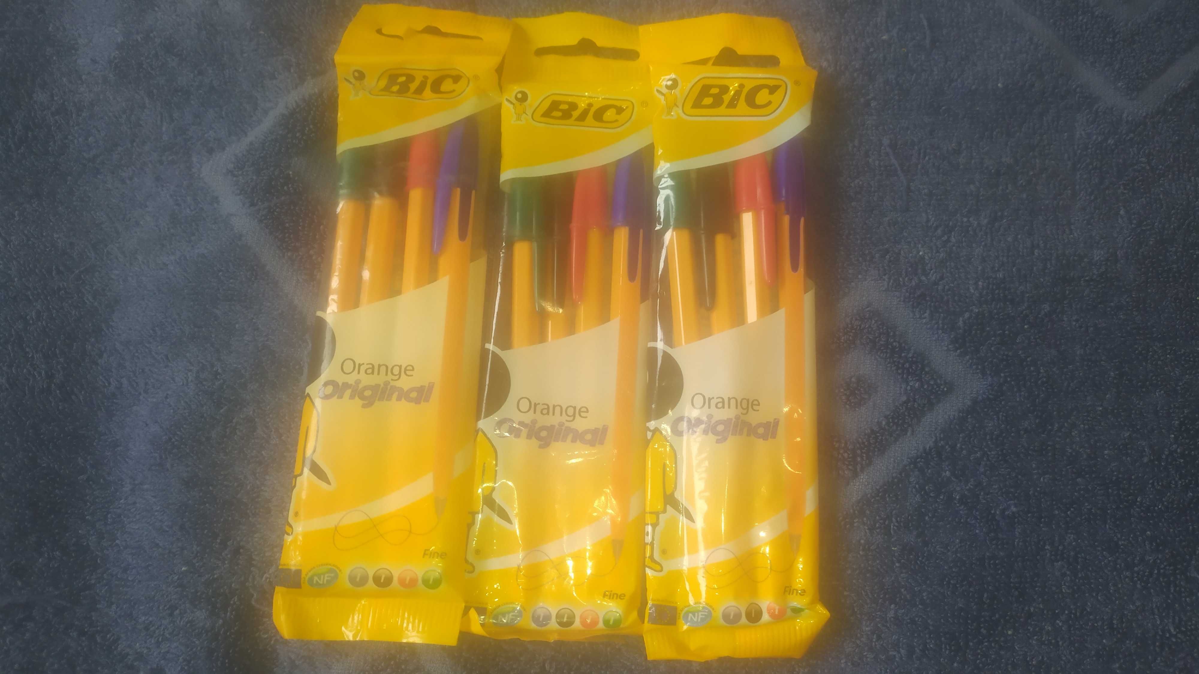 Набор ручек Bic Orange Original синий красный зеленый черный