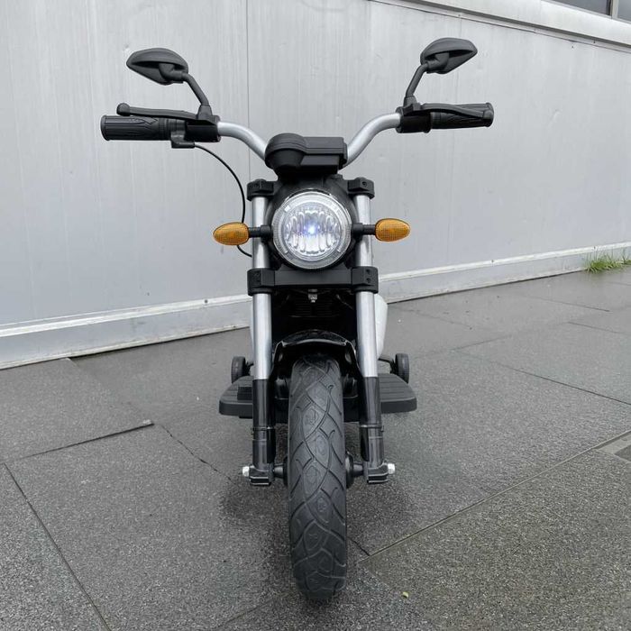 Motocykl TRIUMPH BOBBER Chopper Elektryczny Auto AKUMULATOR 2 DZIECI