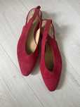 Pantofle Ara High Soft 41 buty na obcasie czerwone