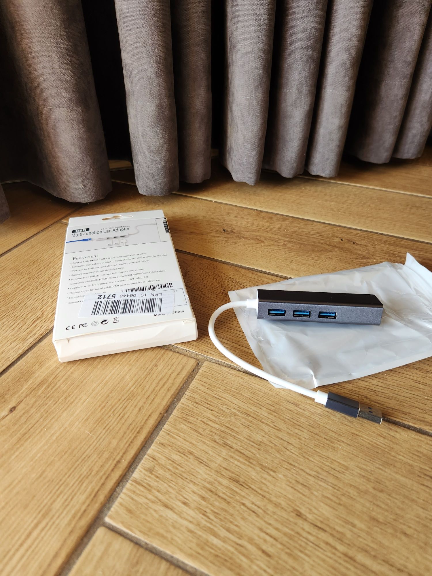 Hub Port aluminiowy USB 3 xusb rozgałęźnik