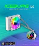 Gamemax ICEBURG 120, chłodnica cieczy all in one, TDP180W, biała