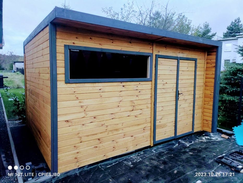%RATY% D1 NOWOCZESNY Domek narzędziowy Różne rozmiary 3x3 3x4 4x4 3x5