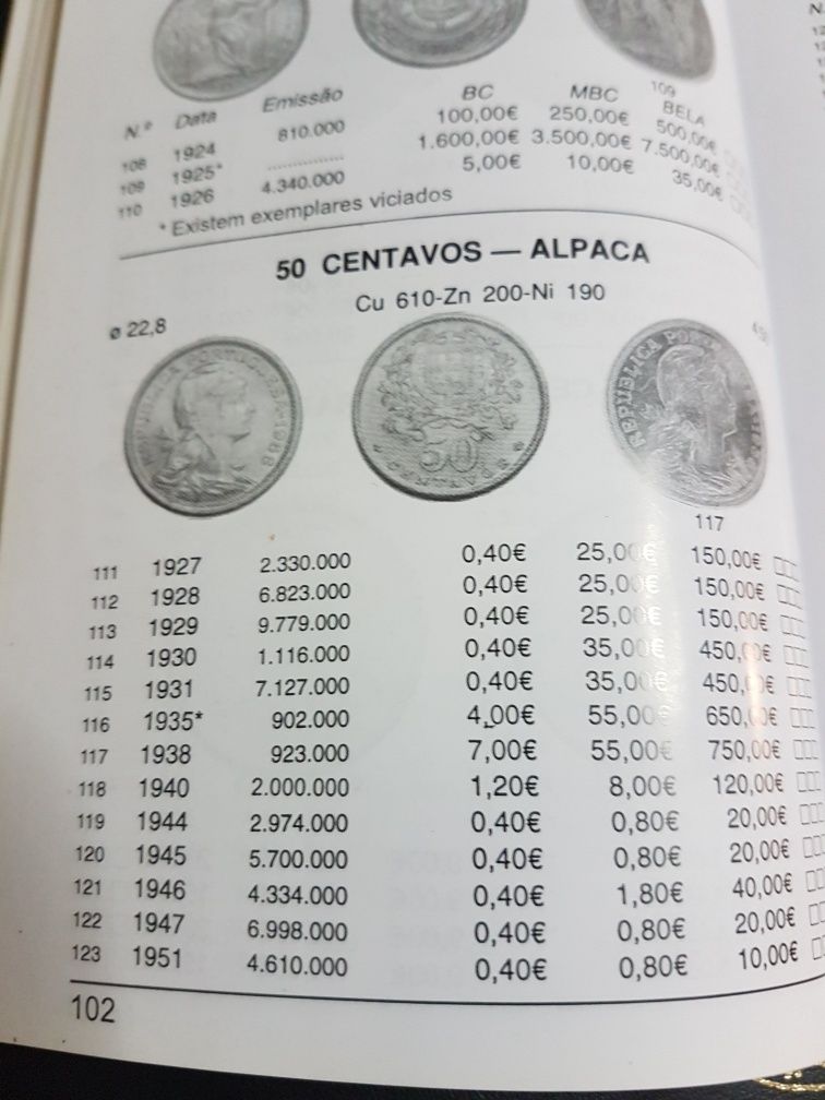 Moeda 50 centavos 1938