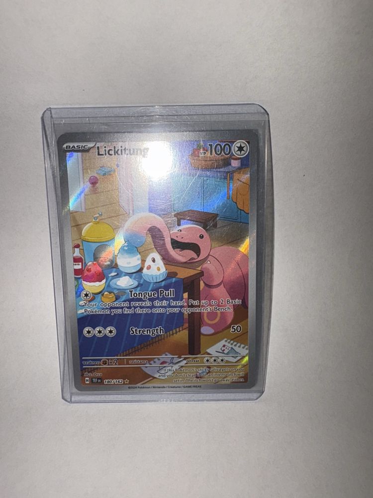 Karta pokemon Lickitung 180/162