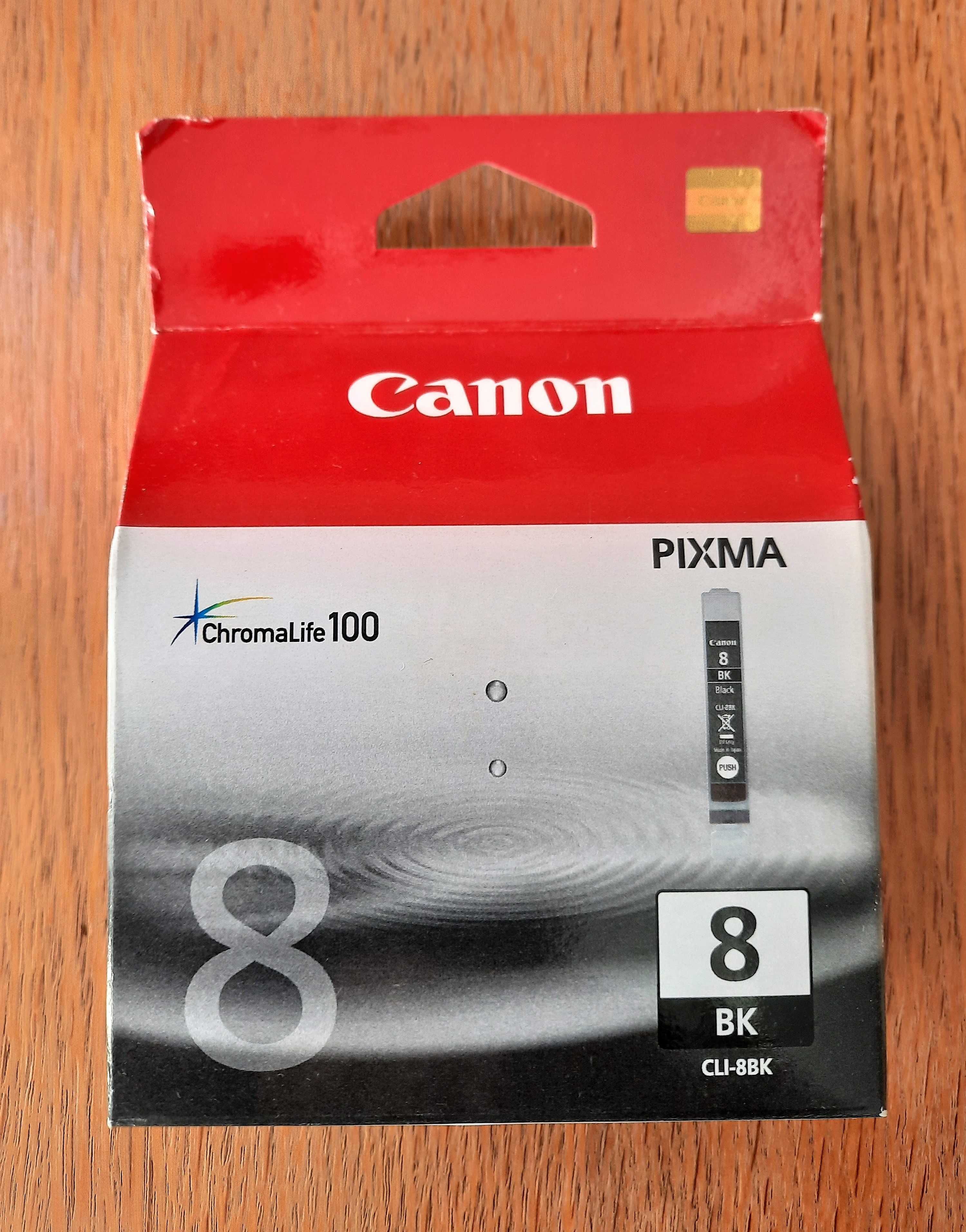 Tinteiro Canon Preto 8 BK - Original e embalado
