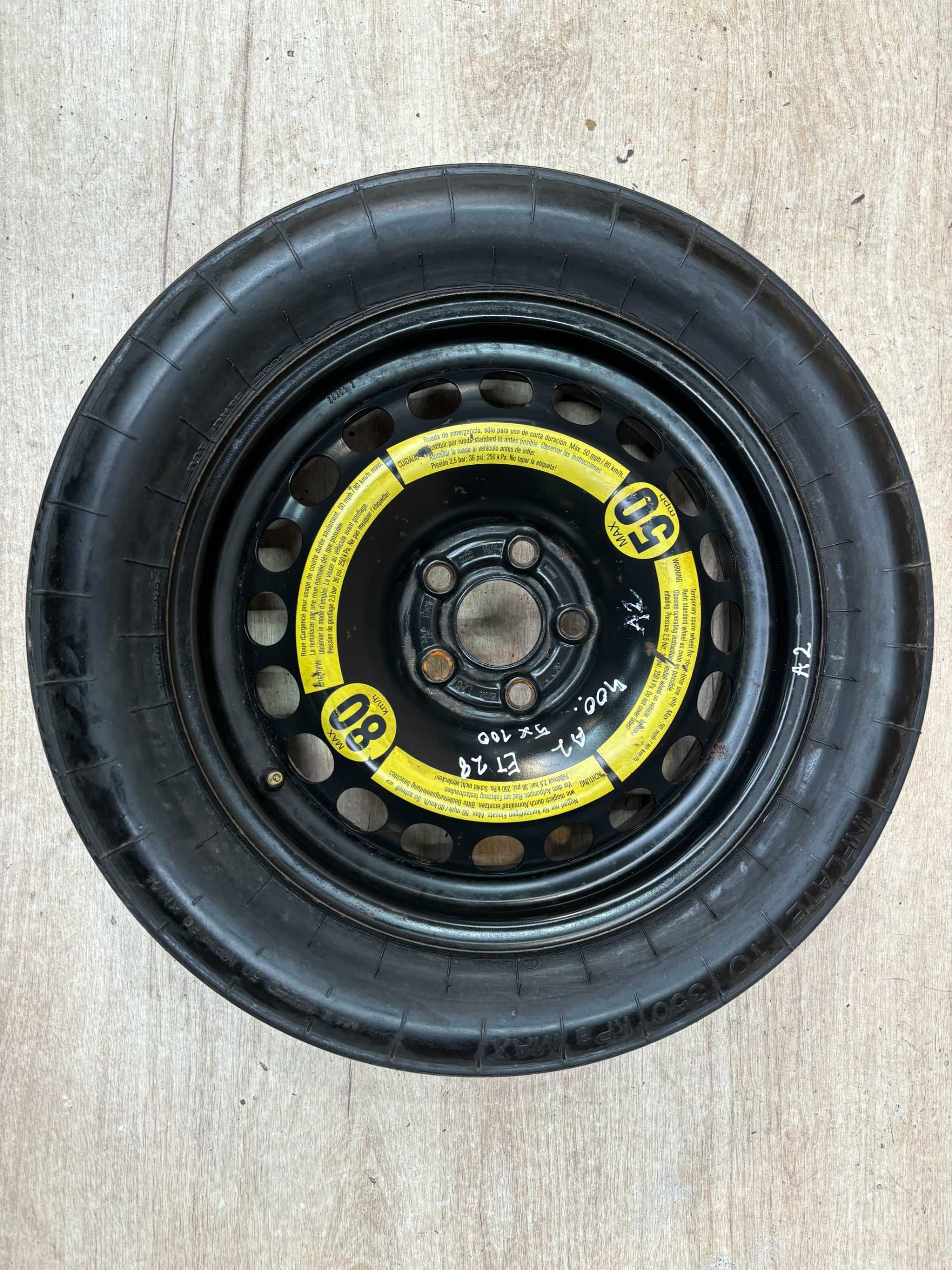 Koło dojazdowe Audi A2 155/70/R15