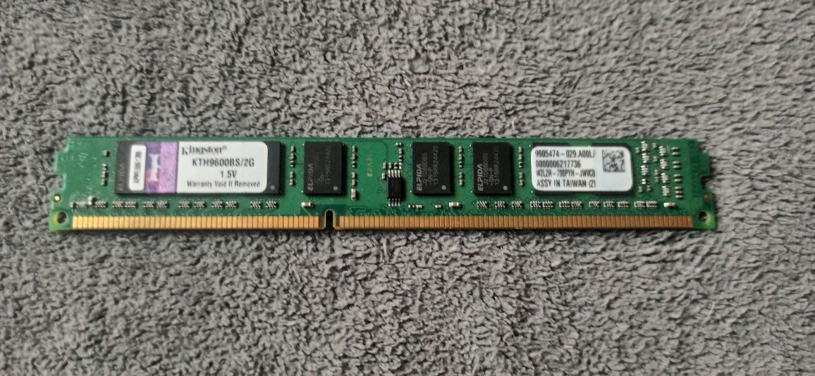 Pamięć RAM Kingston DDR3 2 GB 1333