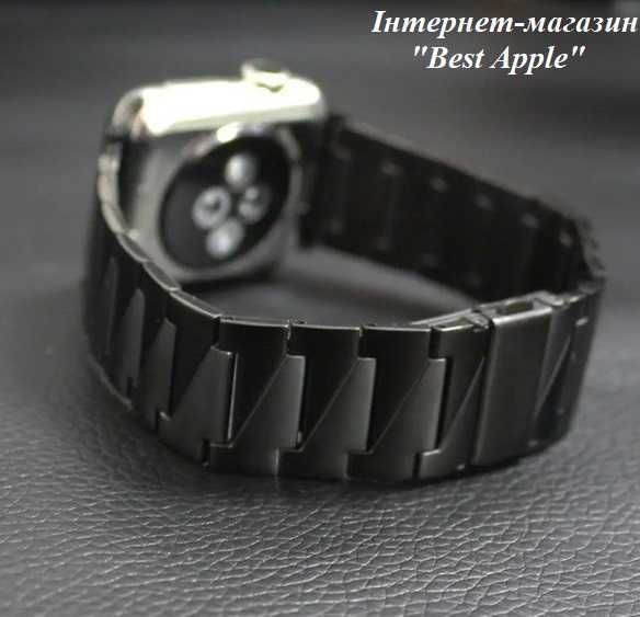 Сталевий блочний браслет, Link Stainless Steel Sawtooth для AppleWatch