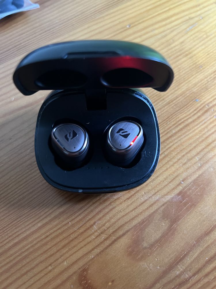 Fones Bluetooth MUSE M-290 TWS –com caixa e borrachas novas