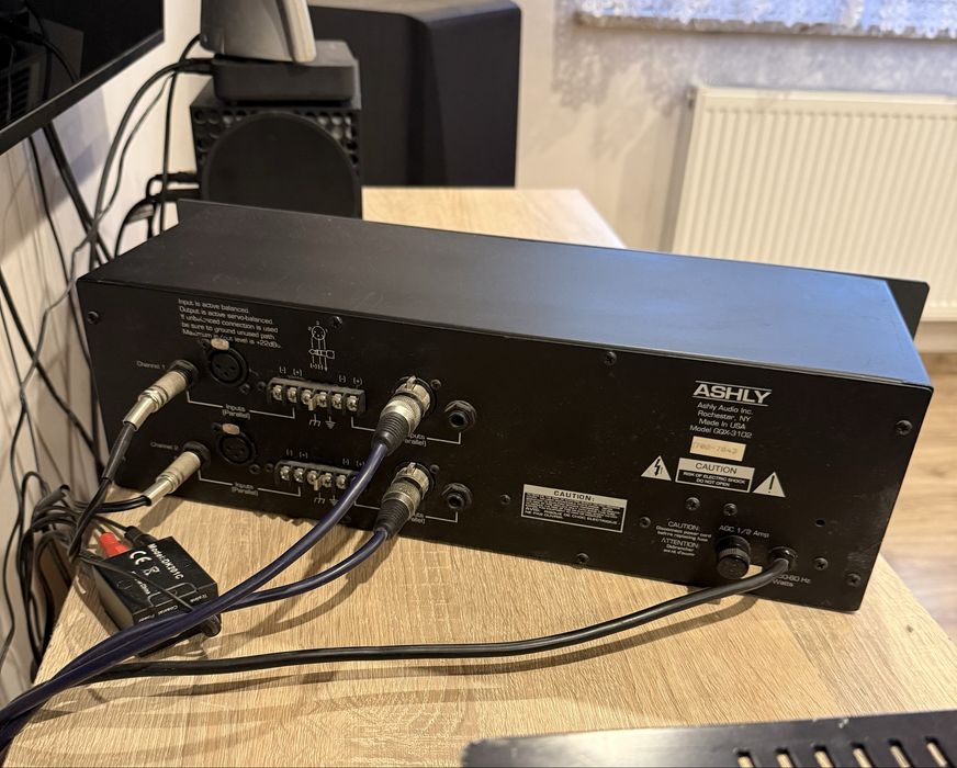 Zestaw kolumn infinity SM 155, Ashly GQX, studiomaster mosfet 1000